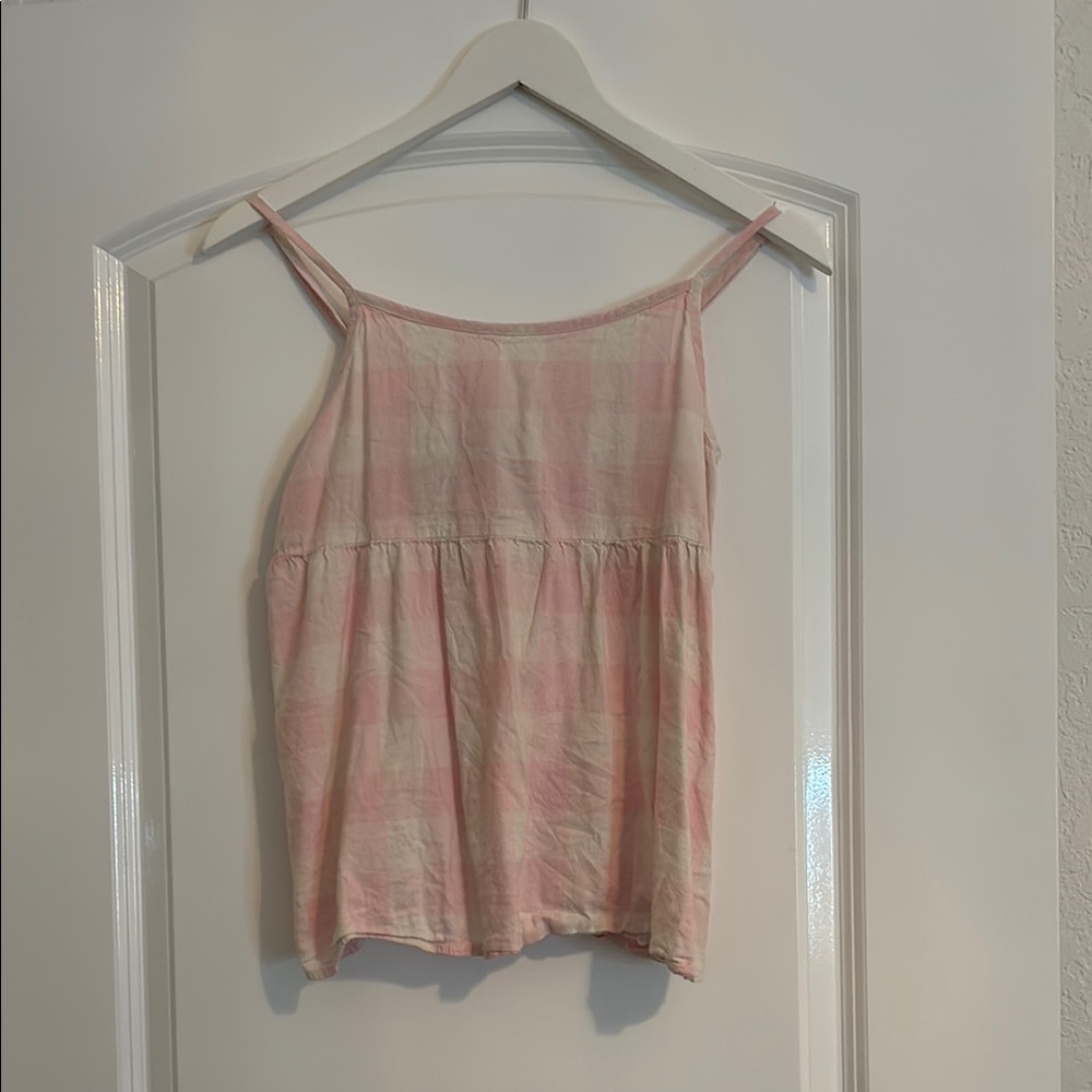 Old Navy Pink Smocked Camisole Top